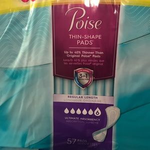 112 2-56 Poise thin shaped pads regular length